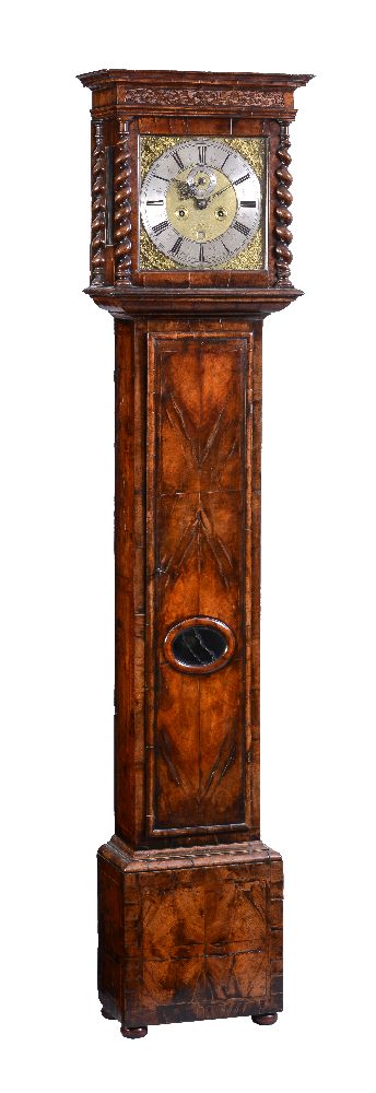 A William III walnut eight-day longcase clock William Grimes, London, circa 1695-1700 The eight-