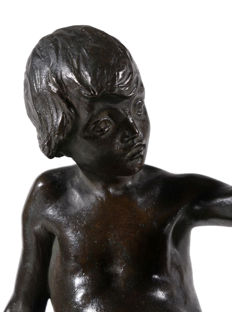 λ Lucy Gwendolen Williams, (1870 ~ 1955), two patinated metal nude figural studies - Image 9 of 9