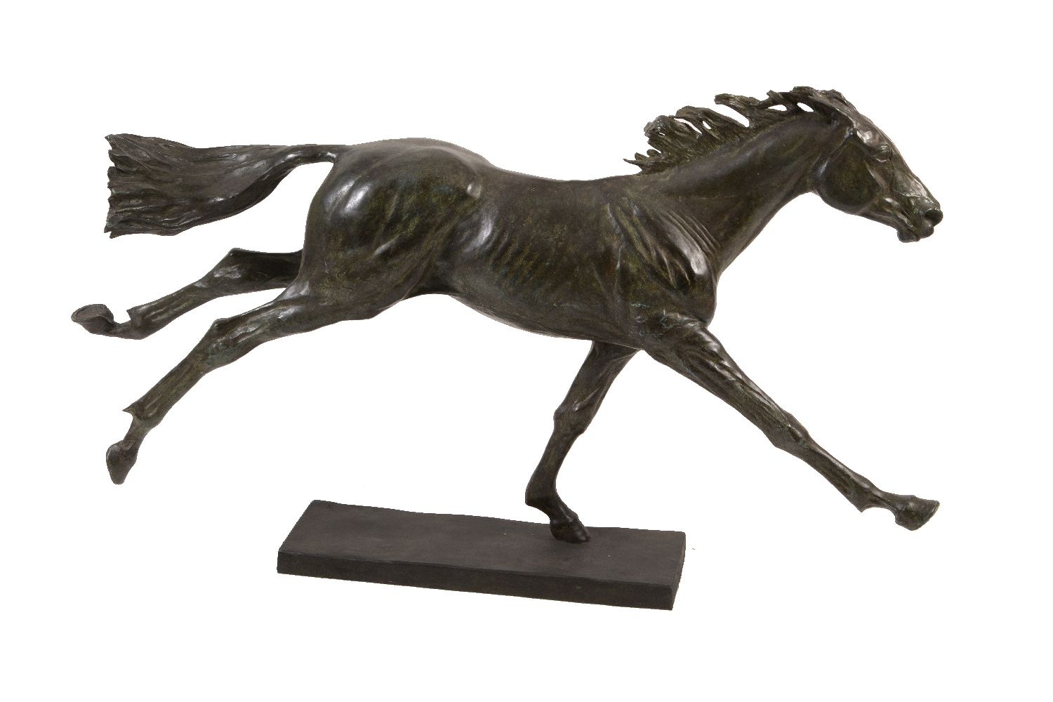 λ Ben Panting, (British b.1964), Flight, a patinated bronze model of a horse - Image 2 of 4