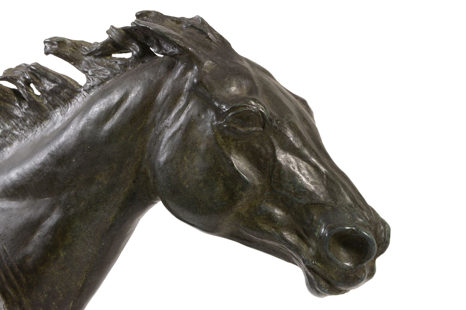 λ Ben Panting, (British b.1964), Flight, a patinated bronze model of a horse - Image 4 of 4