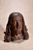 Workshop of Pietro Torrigiani (1472 ~ 1528), Italian, Florence, a sculpted terracotta bust of Christ