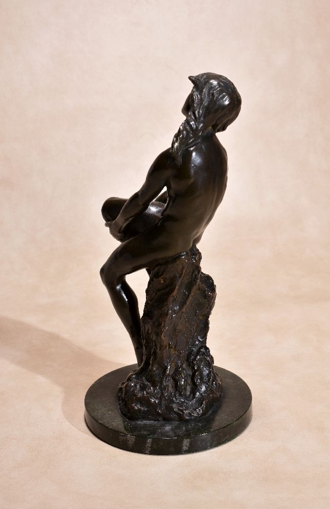 λ Lucy Gwendolen Williams, (1870 ~ 1955), two patinated metal nude figural studies - Image 5 of 9