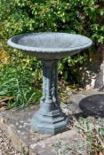 A late Victorian cast iron fountain basin, late 19th century, by Walter Macfarlane and Co.,