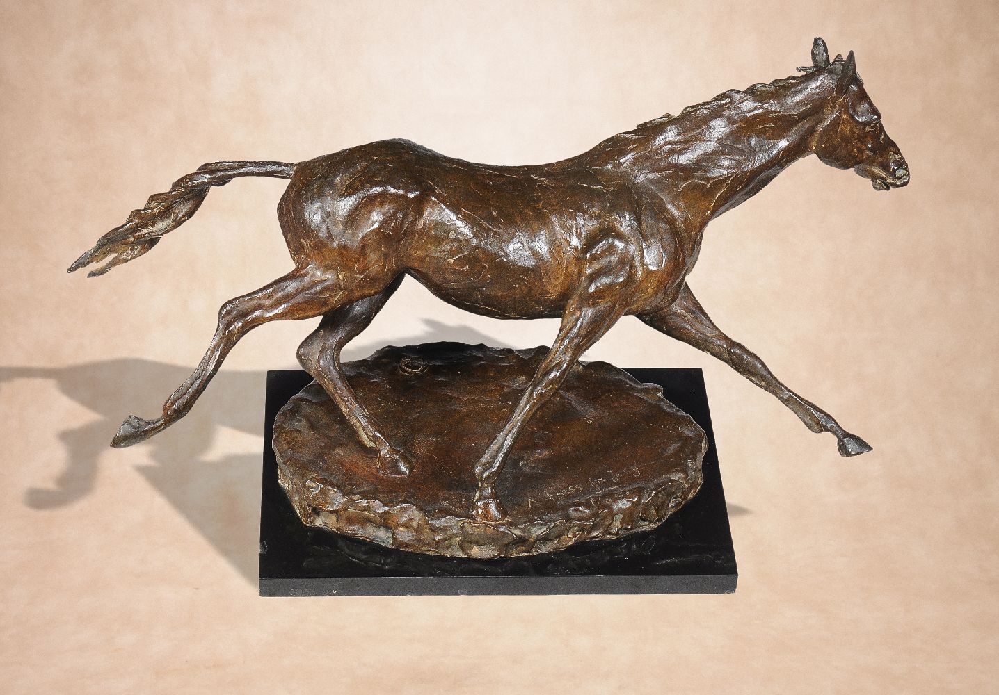 λ Enzo Plazzotta, (1921 ~ 1981) A Horse For Judy, a patinated bronze model of a horse