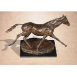 λ Enzo Plazzotta, (1921 ~ 1981) A Horse For Judy, a patinated bronze model of a horse