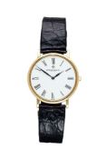 Vacheron Constantin, Patrimony, ref. 33091-1, an 18 carat gold wristwatch, no. 605260, circa 1990,