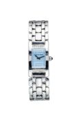Audemars Piguet, Promesse, a lady's stainless steel and diamond bracelet wristwatch, no. E11963,