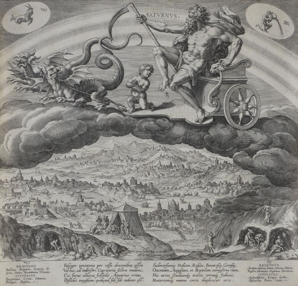 Johannes Sadeler (1550-circa 1600), after Martin de Vos Planetarium Effectus et Eorum in Signis - Image 2 of 16