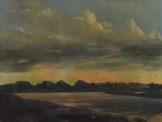 λ John George Mathieson (Scottish, 20th century) Torridon Hills Oil on canvas