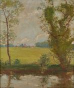 Frederick William Jackson (British 1859-1918) River landscape