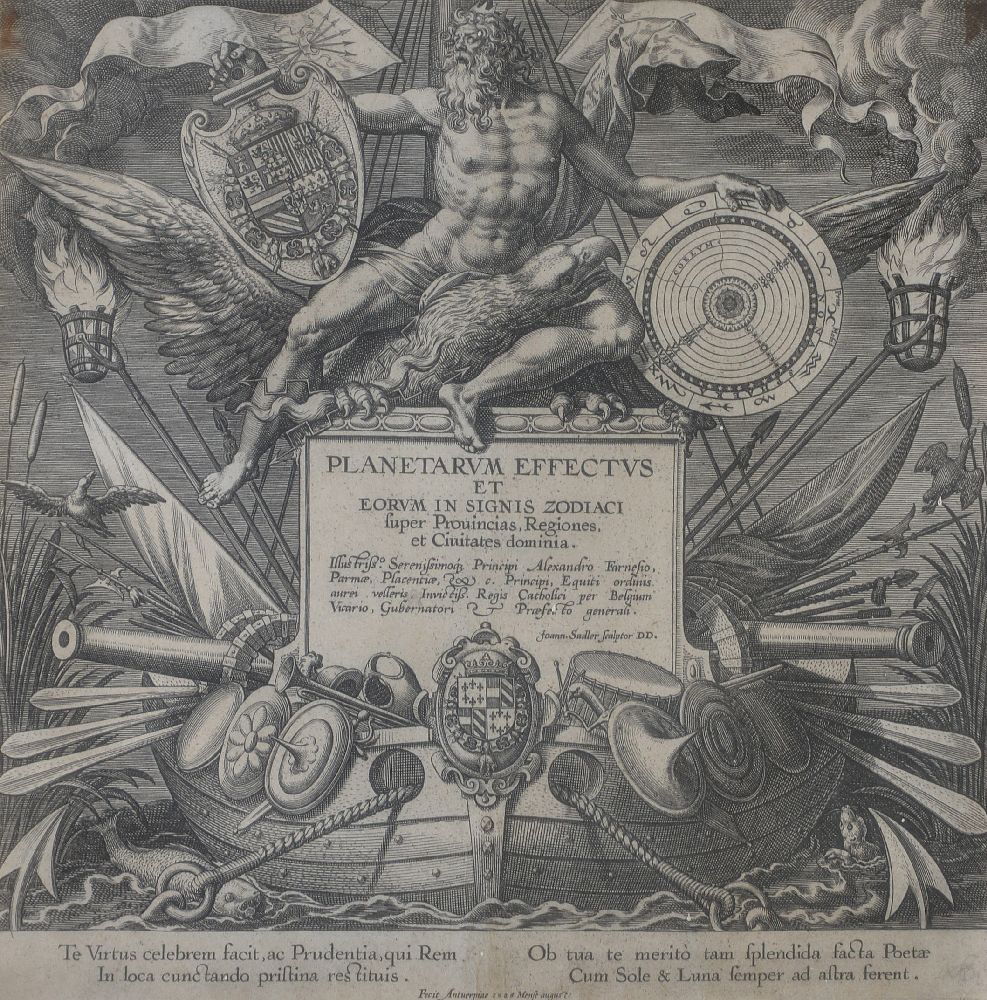 Johannes Sadeler (1550-circa 1600), after Martin de Vos Planetarium Effectus et Eorum in Signis - Image 5 of 16
