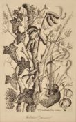 λ Robin Tanner (British 1904-1988) Christmas Card for 1929 Etching Signed in pencil