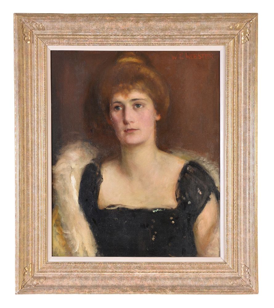 λ Walter Ernest Webster (British 1877-1959) Portrait of a lady Oil on canvas - Image 2 of 3