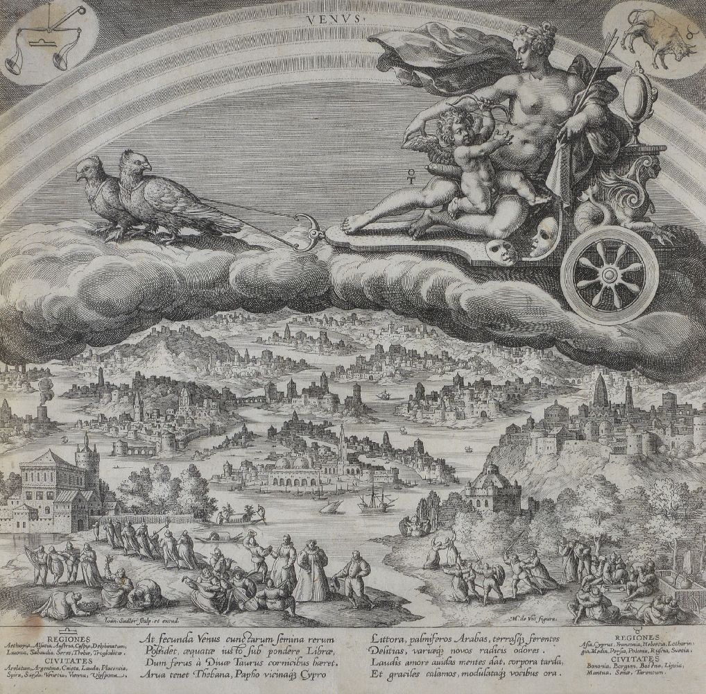 Johannes Sadeler (1550-circa 1600), after Martin de Vos Planetarium Effectus et Eorum in Signis - Image 4 of 16