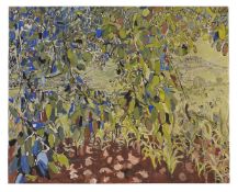 λ Anthony Gross (British 1905-1984) Grezels Through Walnut Leaves Oil on canvas Signed and dated