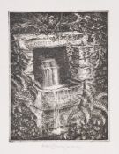 λ Robin Tanner (British 1904-1988) The Drinking Trough Etching Signed and titled in pencil