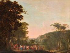 Daniel Jansz. Thievaert (Dutch c.1613-1657) The reconciliation of Jacob and Esau Oil on canvas
