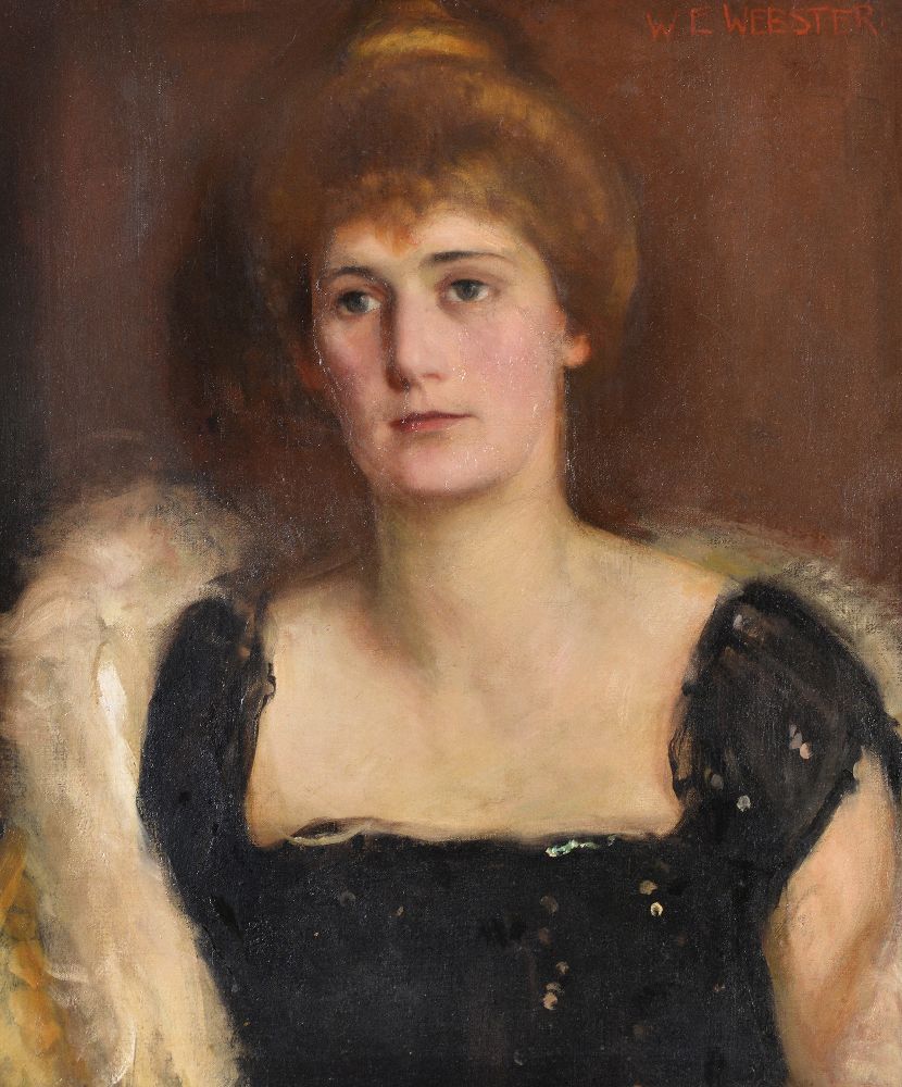 λ Walter Ernest Webster (British 1877-1959) Portrait of a lady Oil on canvas