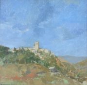 λ Tom Coates (British b.1941) Blue and White of Umbria Oil on canvas Signed