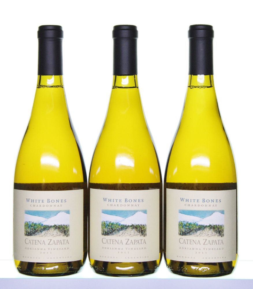 2011 White Stones Chardonnay Bogeda Catena Zapata 3x75cl OWC IN BOND