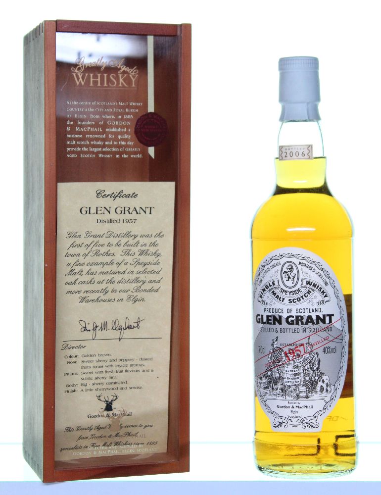 1957 Glen Grant Speyside (Bottled 2006) Presented in original gift box 1x70cl