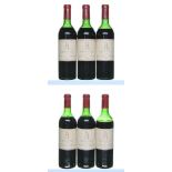 1965 Chateau Latour, 1er Cru Classe Pauillac Mixed levels 6x75cl