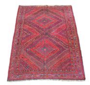 A Samakan carpet, approximately 351 x 191cm