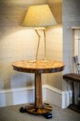 A specimen parquetry centre table in William IV style, of recent manufacture, the parquetry top