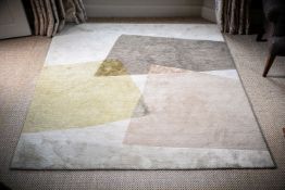 A woven rug of abstract design, of recent manufacture, by Diedre Dyson, CONTEMPORY HANDMADE CARPETS,