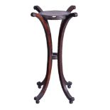 A Regency mahogany urn stand or sculpture stand, circa 1815, the later circular platform on four