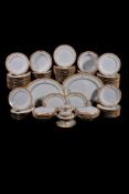 A Royal Worcester crested part dinner service, third quarter 19th century, comprising: twenty-four