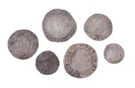 Edward III to Charles I, hammered silver (6). Mostly fine (6)