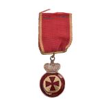 Russia, Order of St. Anne, Badge of Honour Medal, bronze-gilt and enamel, with ribbon