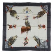 Hermes, Chasse a Vol, a silk scarf