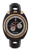 Sorna, Jacky Ickx Easy-Rider, ref. 2651, a black coated stainless steel wristwatch