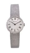 Jaeger LeCoultre, a lady's 9 carat white gold bracelet wristwatch