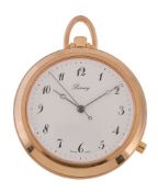 Berney, a gold plated keyless wind open face repeater pocket watch