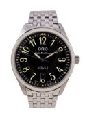 Oris, Jazz Collection Louis Armstrong, a limited edition stainless steel wristwatch