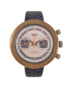 Heuer, Temporada, ref. 733.809, a base metal and fibreglass chronograph wristwatch
