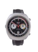 Heuer, Montreal, ref. 110.503N, a stainless steel chronograph wristwatch