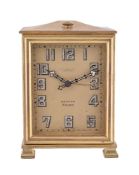 Zenith, a gilt metal desk clock