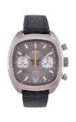 Heuer, ref. 741-1, a base metal chronograph wristwatch