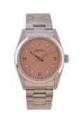 Rolex, Oyster Perpetual, ref. 77080, a lady's stainless steel bracelet wristwatch