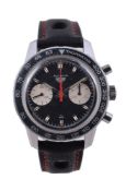Heuer, Autavia, ref. 7763C Mk 2, a stainless steel chronograph wristwatch