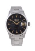 Rolex, Oyster Perpetual Rite Time, ref. 6518, a stainless steel bracelet wristwatch