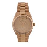 Rolex, Oyster Perpetual, ref. 1005, a 14 carat gold wristwatch