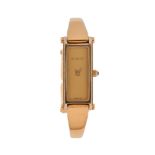 Gucci, ref. 150 L, a lady's gold plated wristwatch