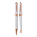 Montblanc, Tribute to the Mont Blanc, a white lacquer fountain pen