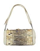 Bottega Veneta, a python skin handbag