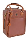 Aspinal of London, Candy Case, a brown pebble calf travel case